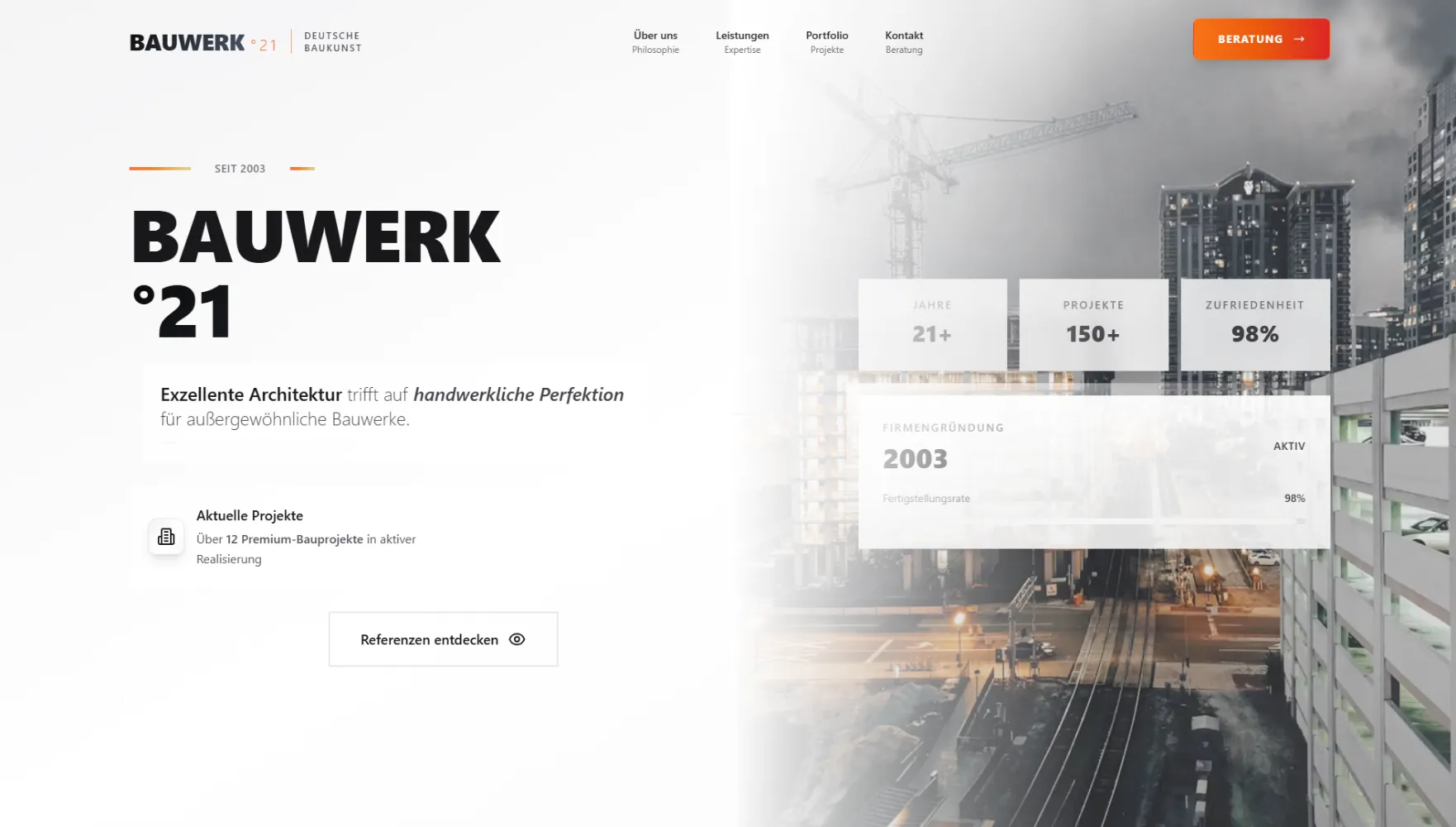 Bauwerk GmbH Website